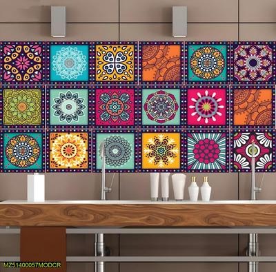 72 Pcs Trendy Tile Sticker Pack