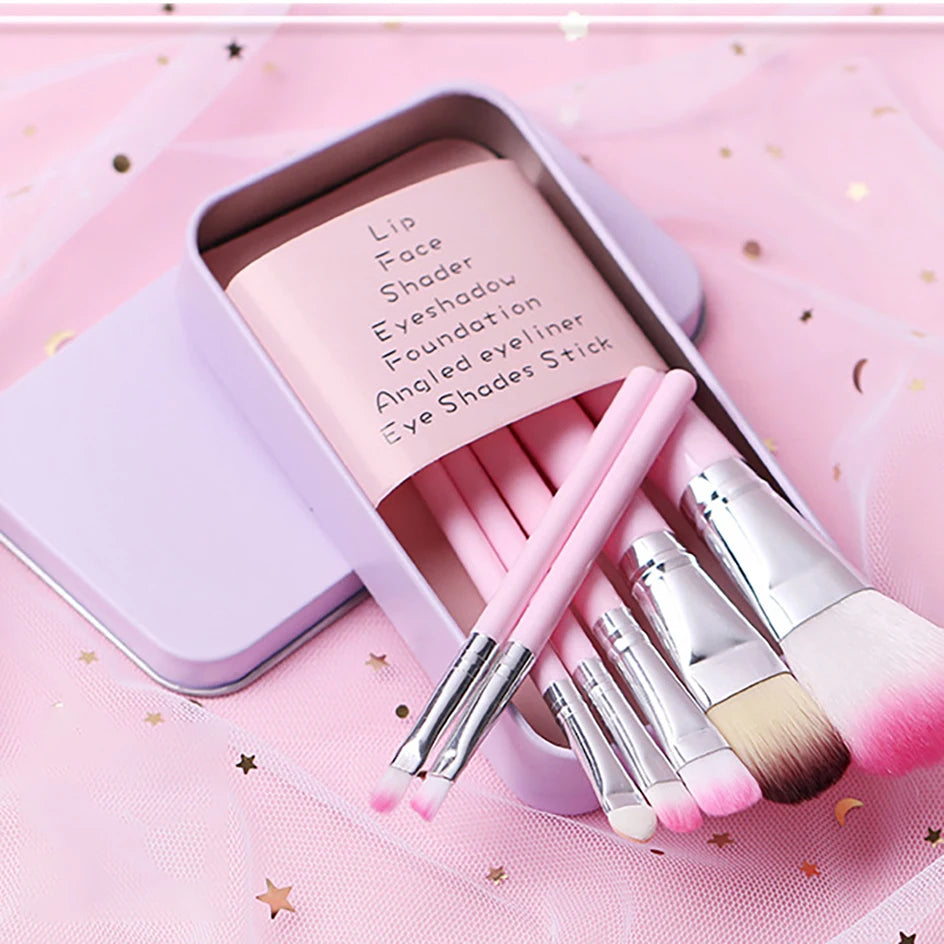 Makeup Brush Set, Pack Of 7