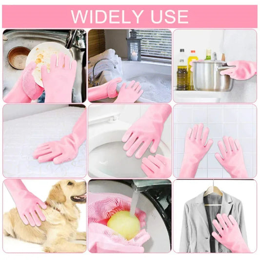 Silicone Washing Gloves