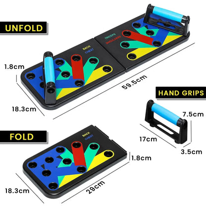 9in1 foldable push up board