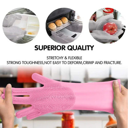 Silicone Washing Gloves