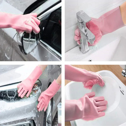 Silicone Washing Gloves